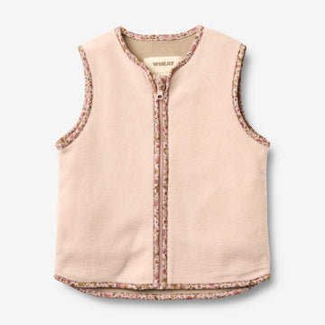 Wheat Outerwear Fleece Vest Nonno Vest 2596 soft rose