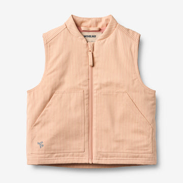 Wheat Outerwear Gilet Herne Vest 1198 rose stripe