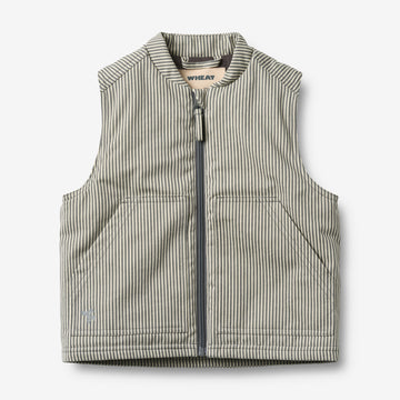 Wheat Outerwear Gilet Herne Vest 9596 flint stripe