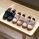 Wheat Footwear Indoor Shoe Dakota Indoor Shoes 1432 navy