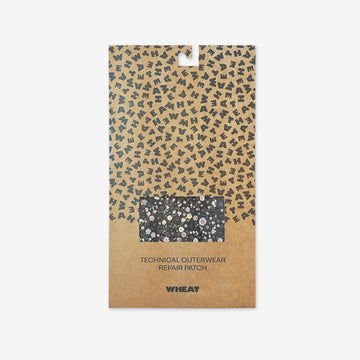 Wheat Outerwear Iron-on Patches Accessory 9528 black sea open flowers