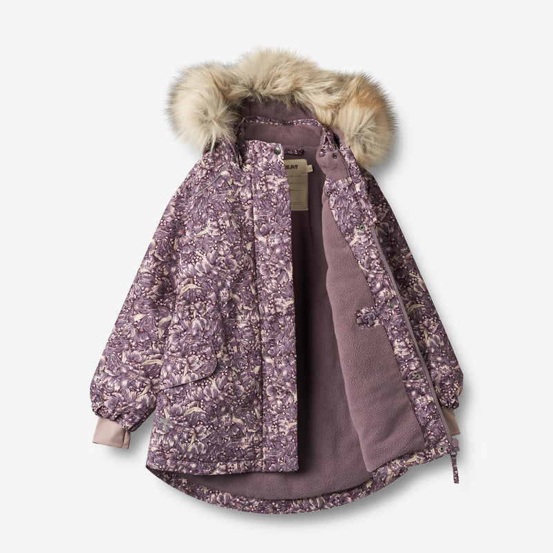 Wheat Outerwear Jacket Mathilde Tech Jackets 1177 purple tulips