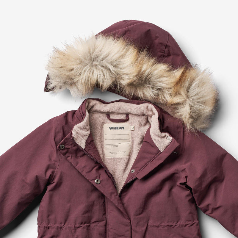 Wheat Outerwear Jacket Mathilde Tech Jackets 1176 purple dawn