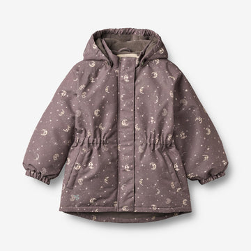Wheat Outerwear Jacket Petra Jacket 9675 plum truffle stars