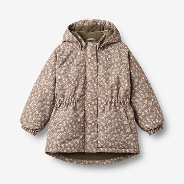 Wheat Outerwear Jacket Petra Jacket 9676 dry wood snow flowers