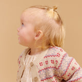 Wheat Main Jacquard Cardigan Vikki Cardigan 3191 offwhite