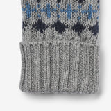 Wheat Outerwear Jacquard Mittens Cotta Accessory 0105 grey melange