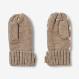 Wheat Outerwear Jacquard Mittens Towsi Accessory 9556 grey camel melange