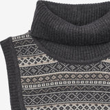 Wheat Outerwear Jacquard Neckwarmer Majo Accessory 0064 charcoal melange