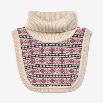 Wheat Outerwear Jacquard Neckwarmer Majo Accessory 3129 eggshell