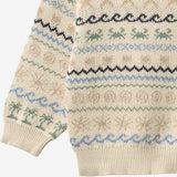 Wheat Main Jacquard Pullover August Pullover 3336 sandshell