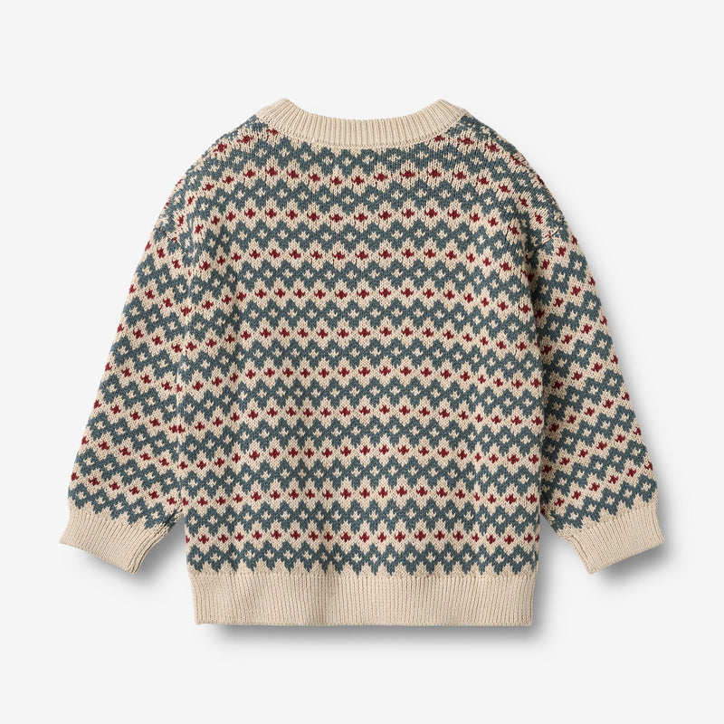 Wheat Main Jacquard Pullover Harlow Pullover 3191 offwhite