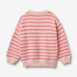 Wheat Main Jacquard Pullover Harlow Pullover 9653 powder stripe