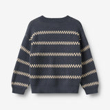 Wheat Main Jacquard Pullover Harlow Pullover 1292 greyblue