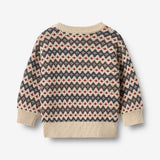 Wheat Main Jacquard Pullover Harlow Pullover 1292 greyblue