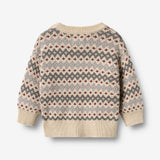 Wheat Main Jacquard Pullover Harlow Pullover 9624 flint