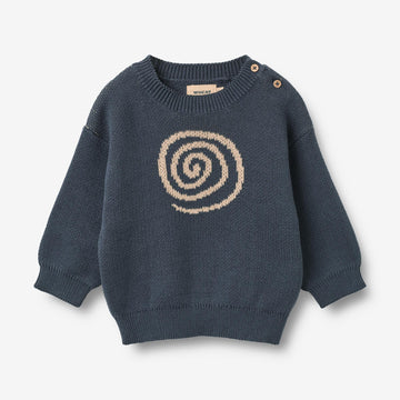 Wheat Main Jacquard Pullover Lesley Pullover 1060 ink