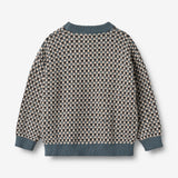 Wheat Main Jacquard Pullover Flores Knitted Tops 1460 stormy weather