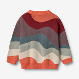 Wheat Main Jacquard Pullover Knud Knitted Tops 9042 multi