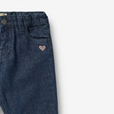 Wheat Main Jeans Embroidery Liane Denim 1108 dark blue