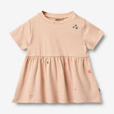 Wheat Main Jersey Dress Anna Dress 2475 rose flowers