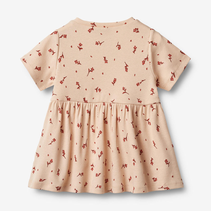 Wheat Main Jersey Dress Anna Dress 9439 rose water flowers