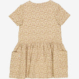 Wheat Jersey Dress Birthe Dresses 3130 eggshell flowers