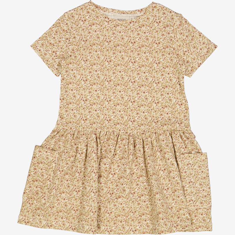 Wheat Main  Jersey Dress Birthe Dresses 3130 eggshell flowers