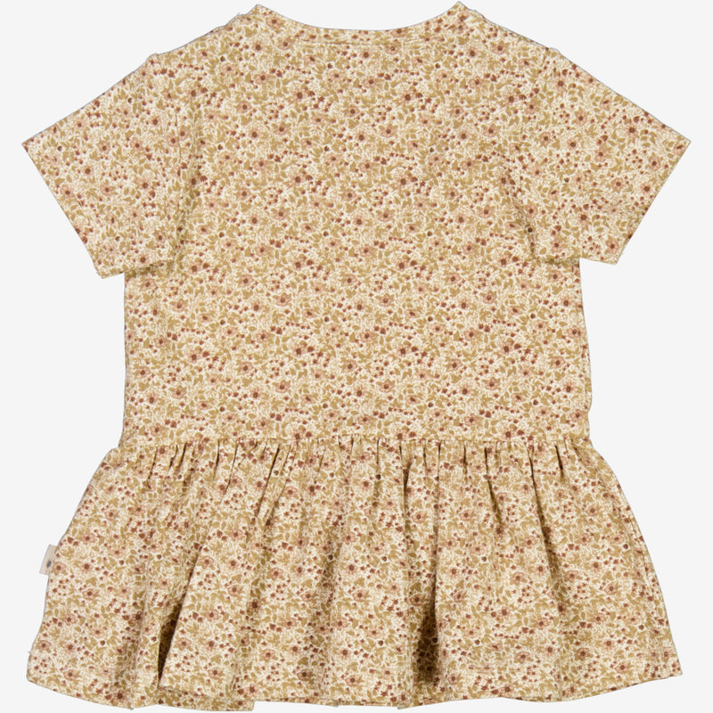 Wheat Main  Jersey Dress Birthe | Baby Dresses 3130 eggshell flowers