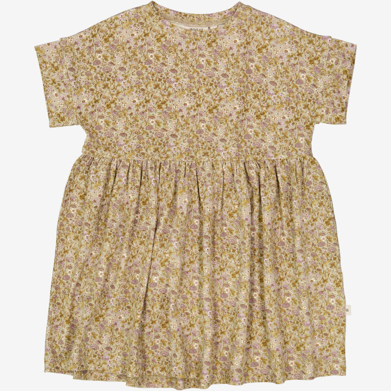 Wheat Main  Jersey Dress Emilie Dresses 5057 fossil flowers