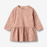 Wheat Main Jersey Dress L/S Bessie Dress 9566 rose dust flower meadow