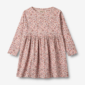 Wheat Main Jersey Dress L/S Emmy Dresses 1169 pale rose flowers