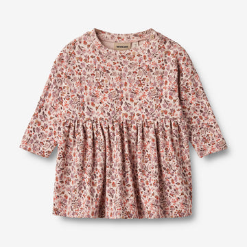 Wheat Main Jersey Dress L/S Emmy Dresses 1169 pale rose flowers
