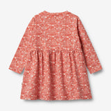Wheat Main Jersey Dress L/S Sessa Dress 9422 coral flowers