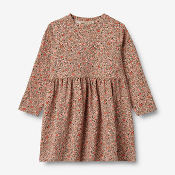 Wheat Main Jersey Dress L/S Sessa Dresses 1187 rose flower meadow