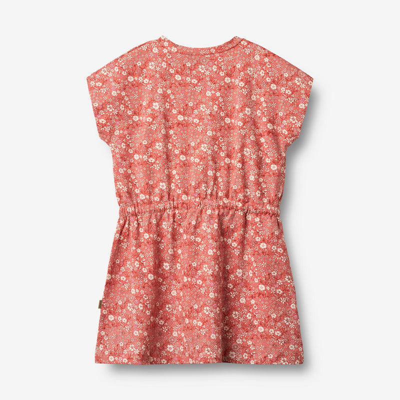 Wheat Main Jersey Dress Maribel Dress 9422 coral flowers