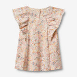 Wheat Main Jersey Dress Ruffle Shirley Dress 9418 bright flowers