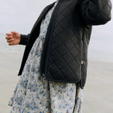 Wheat Main Jersey Dress S/S Emilie Dress 9418 blue summer flowers