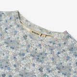 Wheat Main Jersey Dress S/S Emilie Dress 9418 blue summer flowers