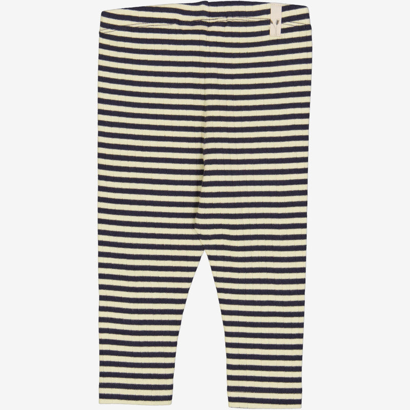 Wheat Main  Jersey Leggings | Baby Leggings 1387 midnight stripe