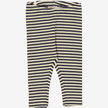 Wheat Main  Jersey Leggings | Baby Leggings 1387 midnight stripe