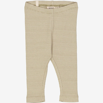 Wheat Main  Jersey Leggings | Baby Leggings 1097 warm stone stripe