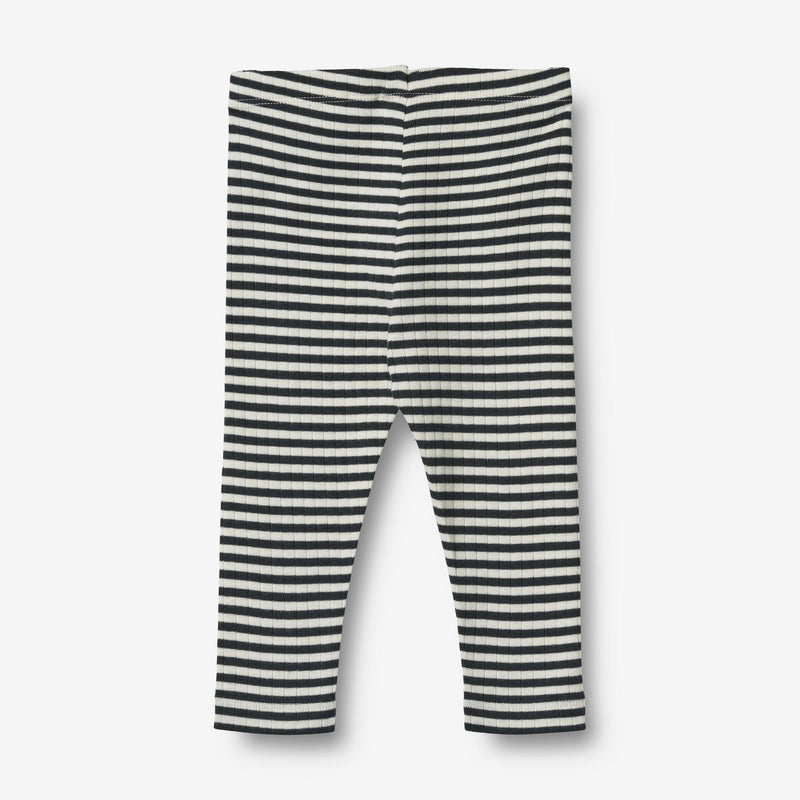 Wheat Main Jersey Leggings Jules Legging 9432 navy rib stripe