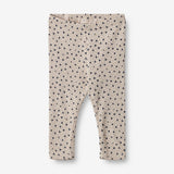 Wheat Main Jersey Leggings Jules | Baby Leggings 3241 soft beige clover