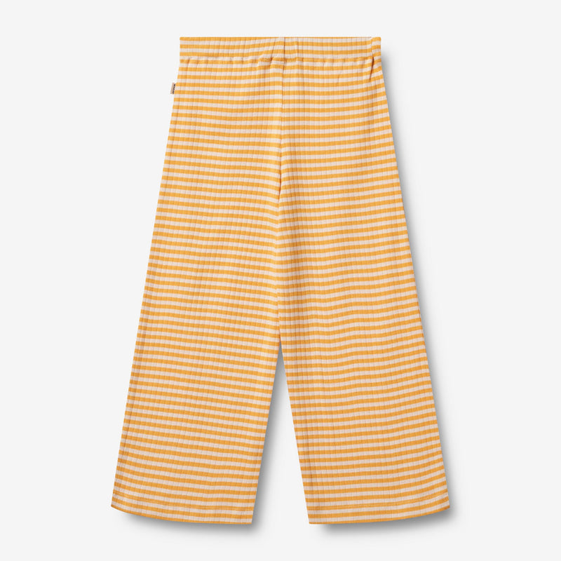 Wheat Main Jersey Pants Ela Trousers 9449 yellow rib stripe