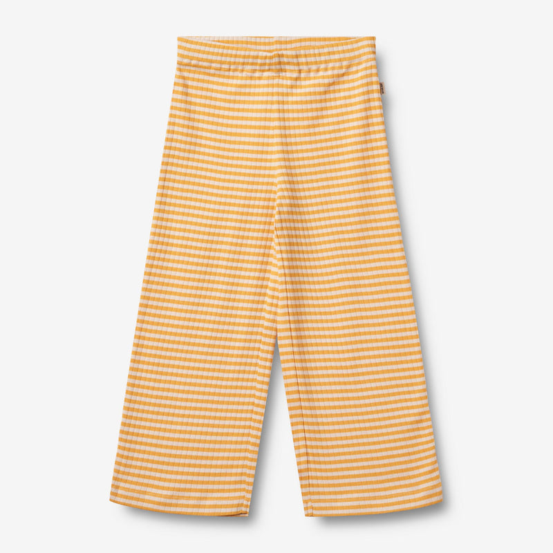 Wheat Main Jersey Pants Ela Trousers 9449 yellow rib stripe