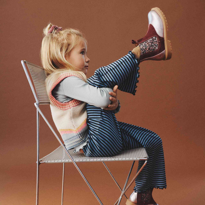 Wheat Main Jersey Pants Ela Trousers 9548 bright blue stripe