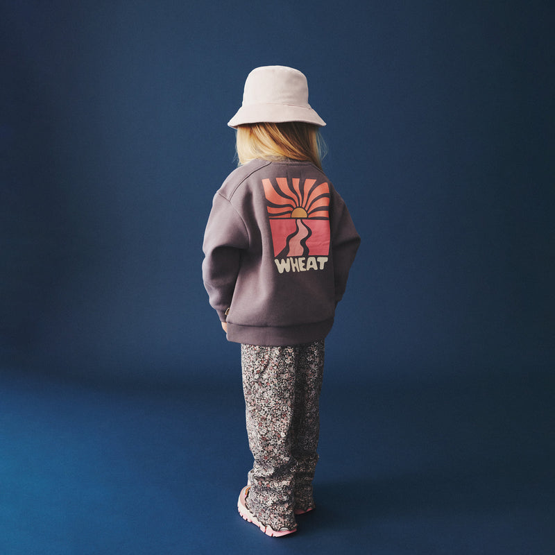 Wheat Main Jersey Pants Ela Trousers 9565 purple stone flowers