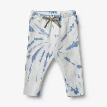 Wheat Main Jersey Pants Manfred Trousers 9417 blue tie dye