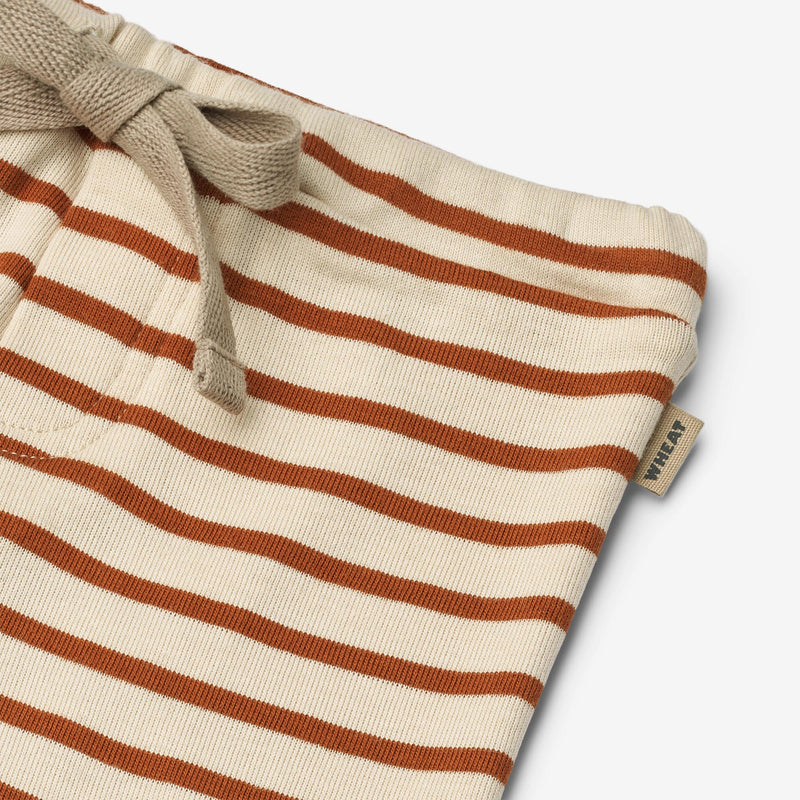 Wheat Main Jersey Pants Manfred Trousers 9447 warm caramel stripe